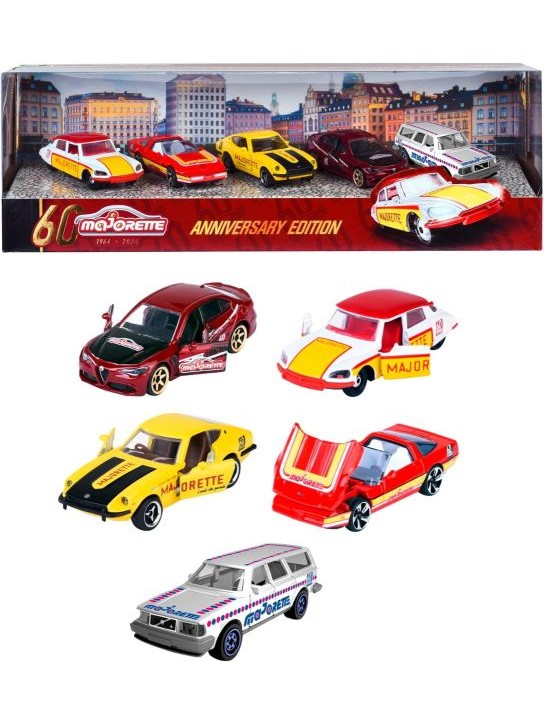 Majorette Anniversary Edition 5 Pieces Giftpack (1964-2024)