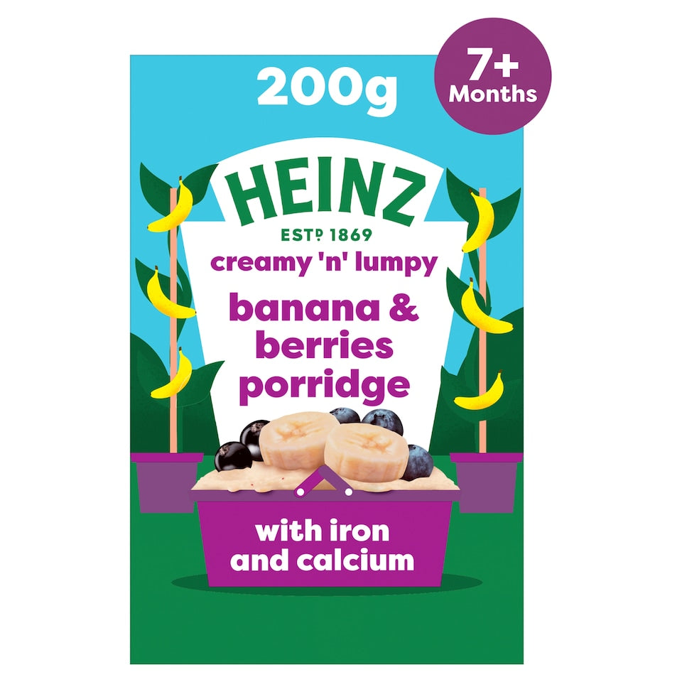 Heinz Banana and Berries Porridge - 200g