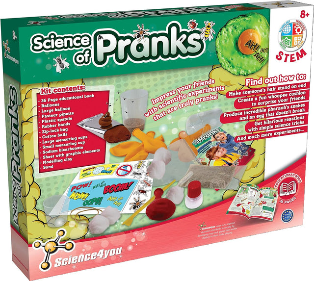 Science of Pranks Educational STEM Kit for Kids