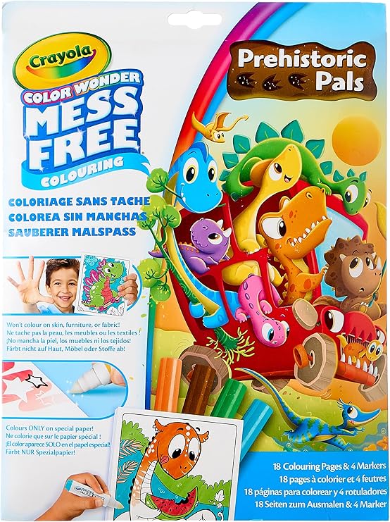 Crayola Color Wonder-Prehistoric Pals Mess-Free Colouring Book