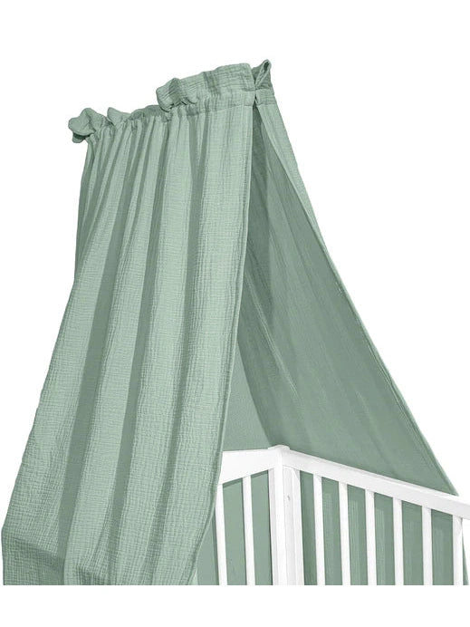 Muslin Crib Canopy with the Canopy Support (4 colors available)