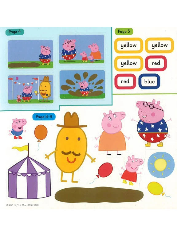 First Words with Peppa Level 1: Daddy Pig's Big Jump Sticker Activity Book (Paperback)