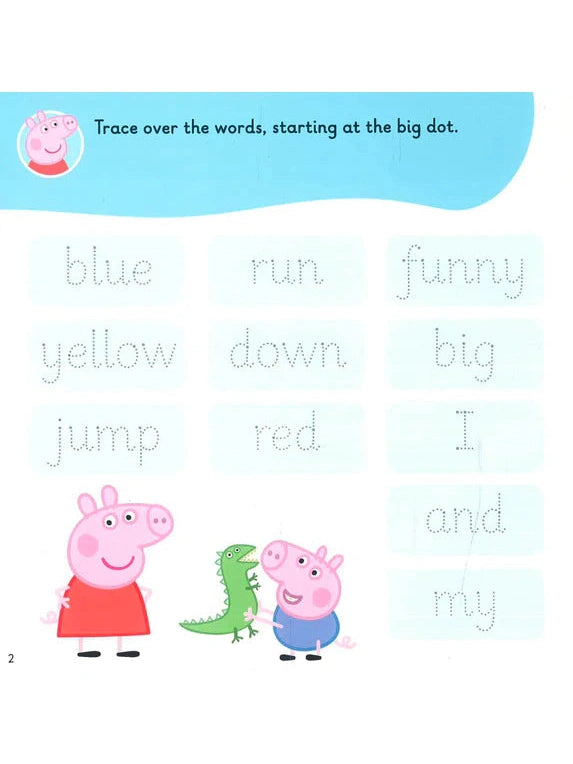 First Words with Peppa Level 1: Daddy Pig's Big Jump Sticker Activity Book (Paperback)