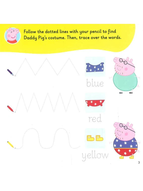 First Words with Peppa Level 1: Daddy Pig's Big Jump Sticker Activity Book (Paperback)