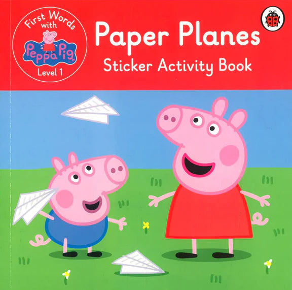 First Words with Peppa Level 1: Paper Planes Sticker Activity Book (Paperback)