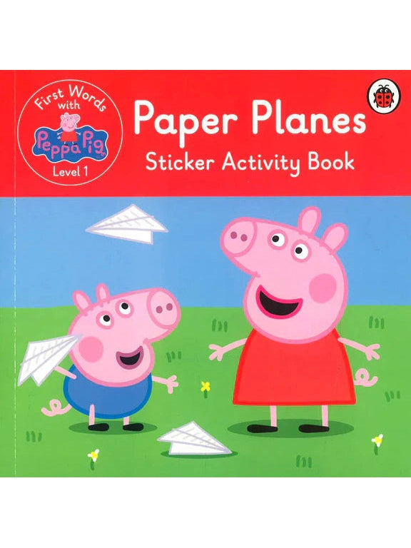 First Words with Peppa Level 1: Paper Planes Sticker Activity Book (Paperback)