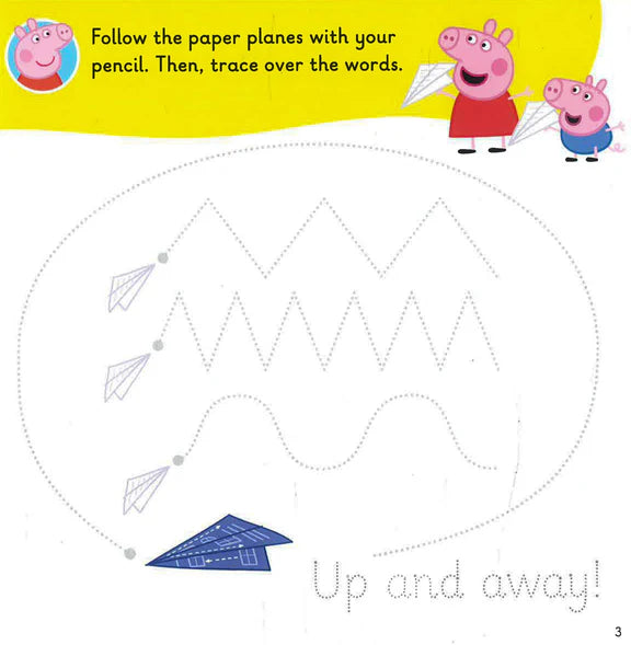 First Words with Peppa Level 1: Paper Planes Sticker Activity Book (Paperback)