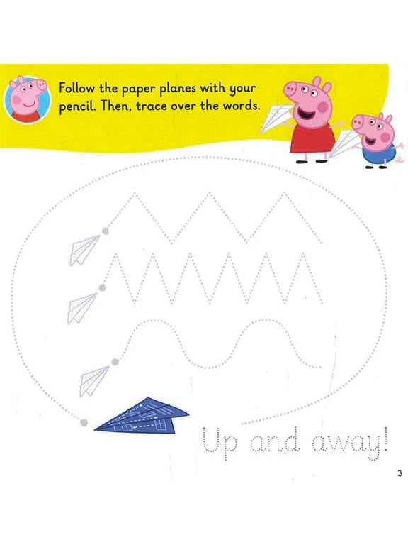 First Words with Peppa Level 1: Paper Planes Sticker Activity Book (Paperback)