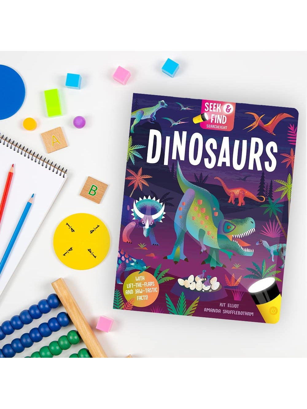 Dinosaurs (Seek & Find - Searchlight Books)- Kit Elliot, Amanda Shufflebotham (Hardcover)