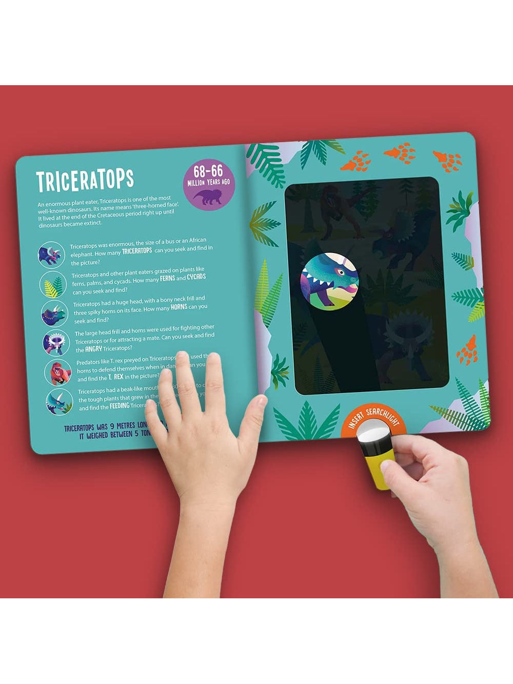 Dinosaurs (Seek & Find - Searchlight Books)- Kit Elliot, Amanda Shufflebotham (Hardcover)