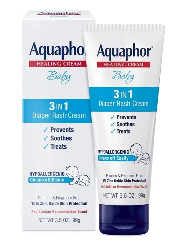 Aquaphor 3-in-1 Baby Healing Ointment, 3.5 oz (99g)