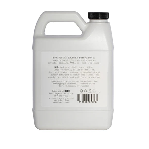 Zoey Naturals Free & Clean Laundry Detergent - 32 oz / 946 ml / up to 42 loads