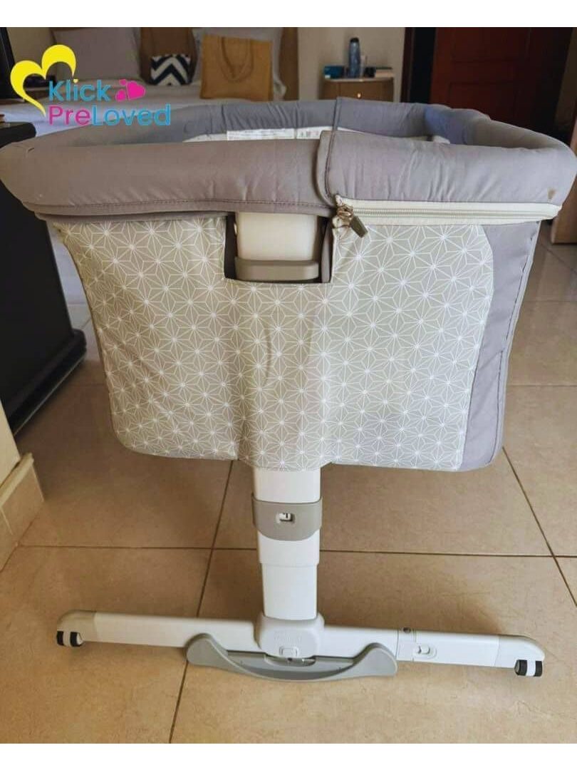 PreLoved Chicco Next2Me Forever Sleeptime - Grey (Gently Used)