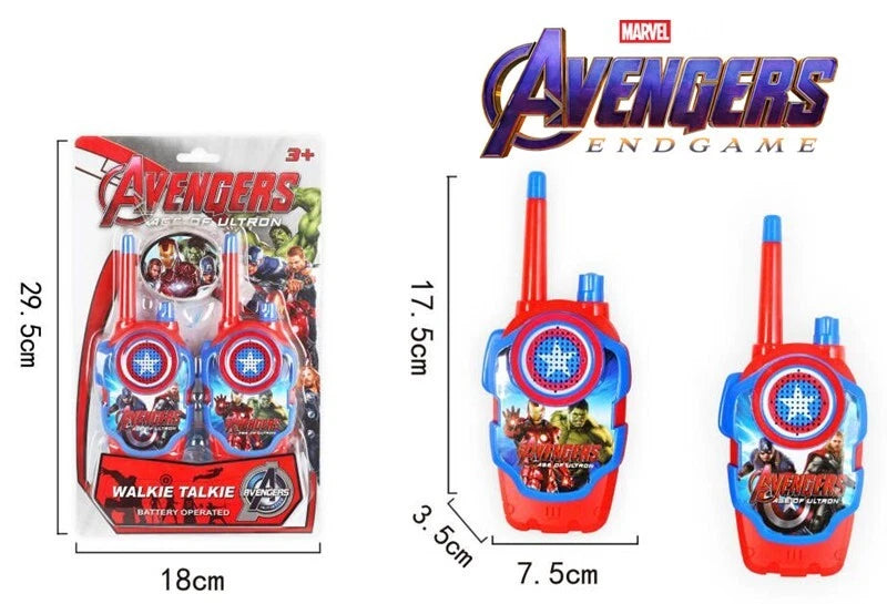 Avengers 2 in 1 Walkie Talkie play Toy