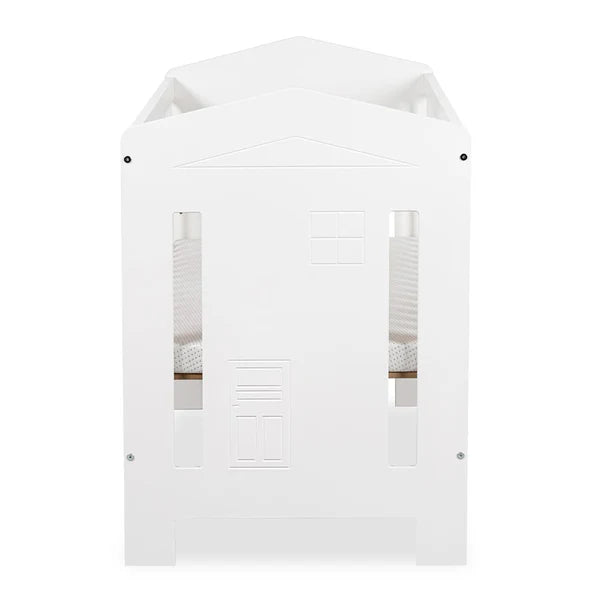 Crib Ida Collection 120x60 cm White-Beechwood Color