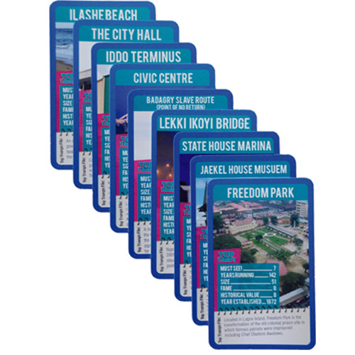 Top Trumps - Things to Do and See in Lagos Card Games