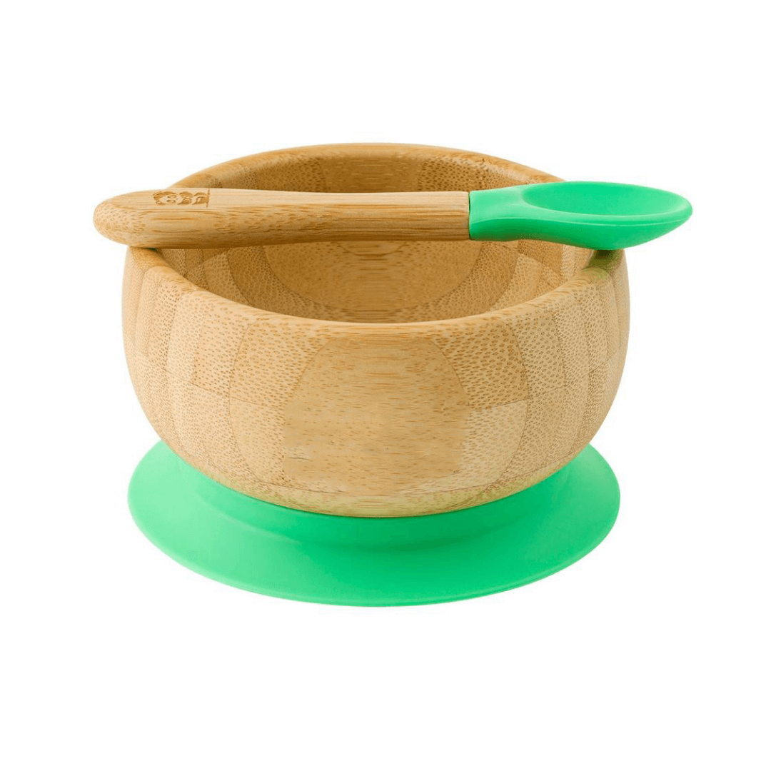Moobi Bamboo Suction Bowl (Spoon not Included)