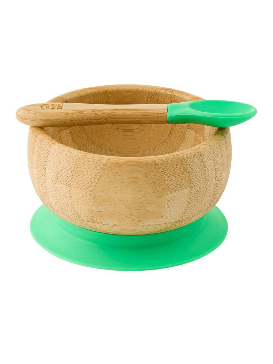 Moobi Bamboo Suction Bowl (Spoon not Included)