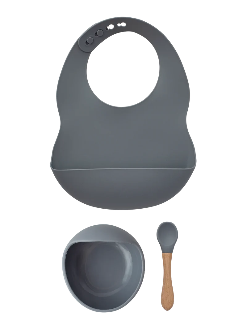 Milk it Baby Bib & Bowl Set (4 colors available)