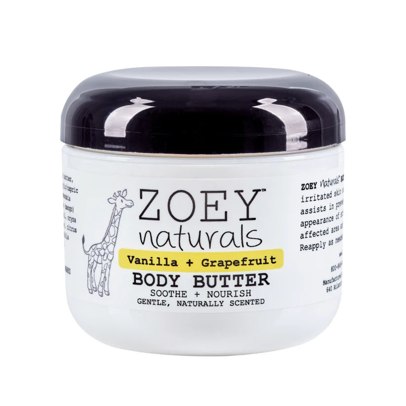 Zoey Naturals Vanilla Grapefruit Body Butter