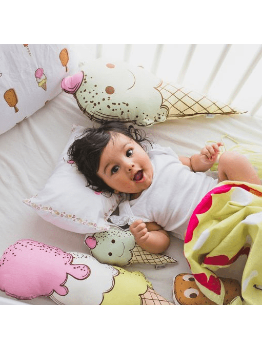 Large Ice Cream Cone Pillows (3 colors available)