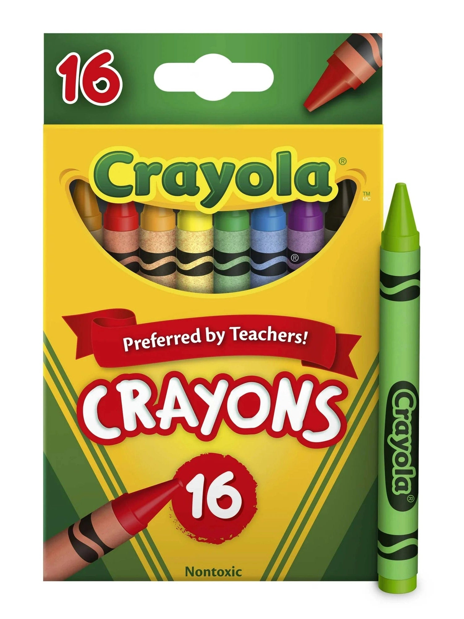 Crayola Nontoxic Crayons, 16 count