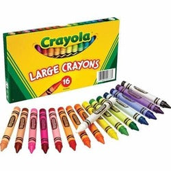 Crayola Large Crayons, 16 Count