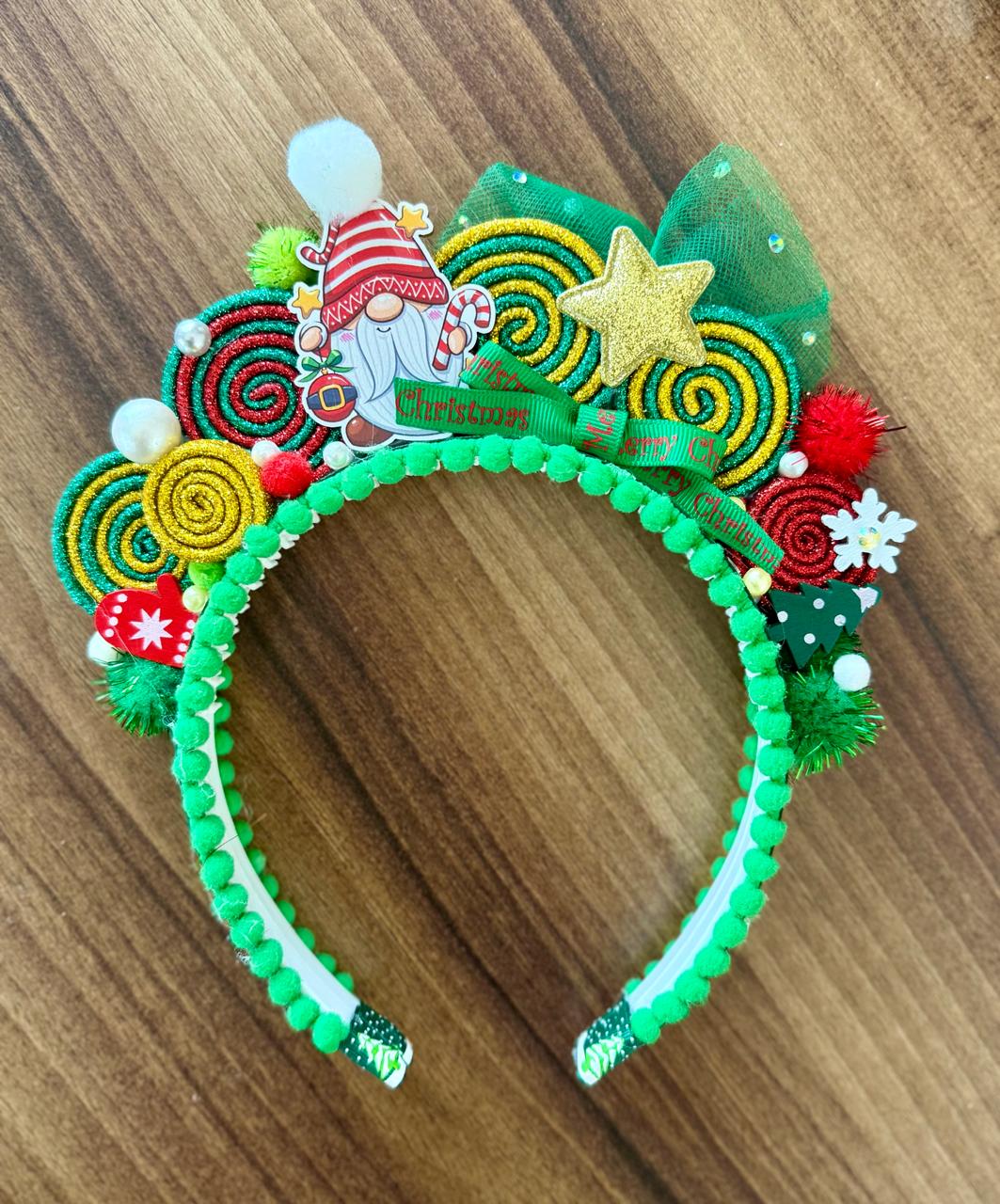 Bantyk Christmas Hairband with Star