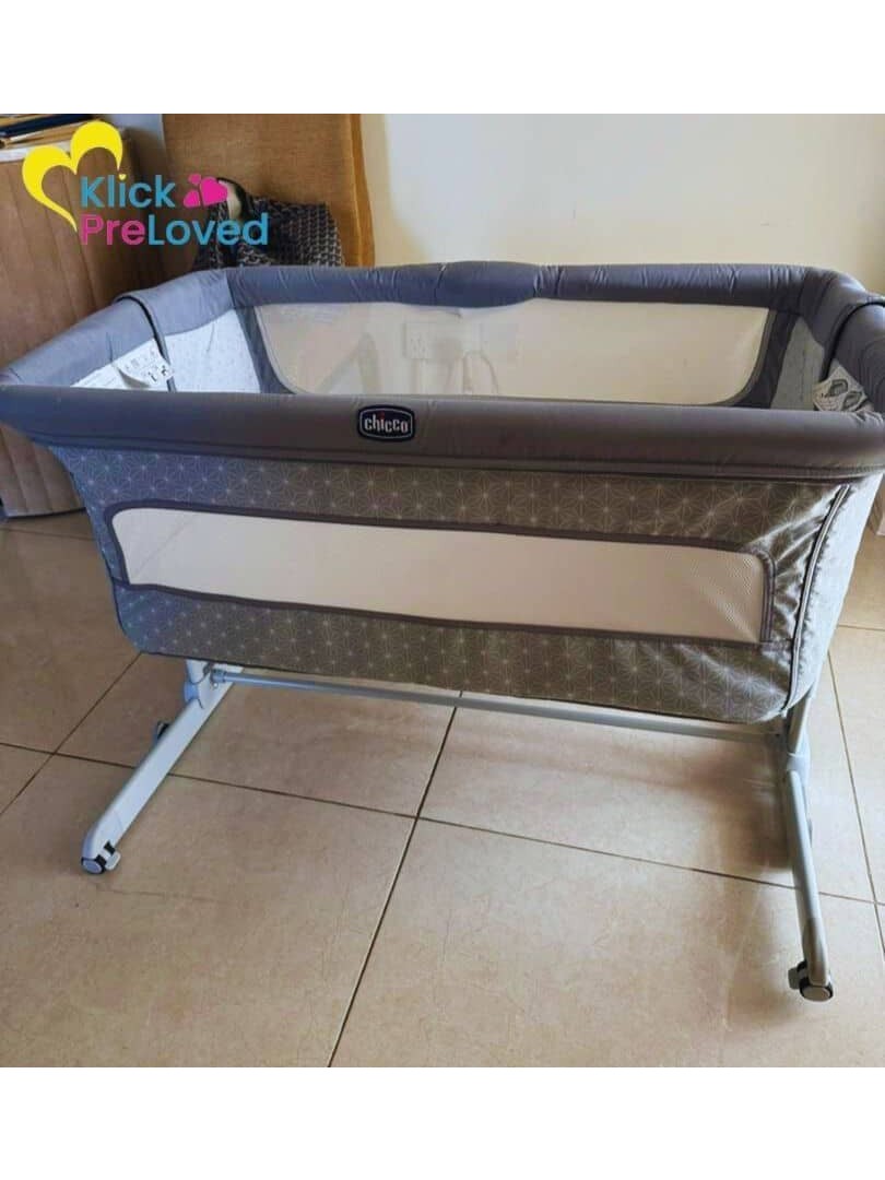 PreLoved Chicco Next2Me Forever Sleeptime - Grey (Gently Used)