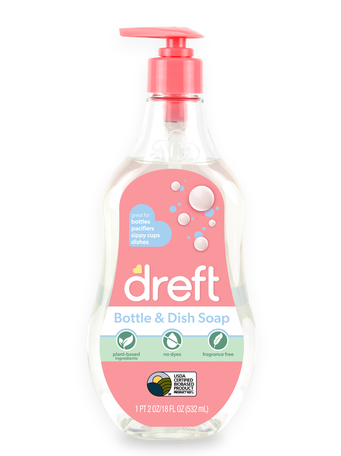 Dreft Bottle and Dish Soap - 532ml