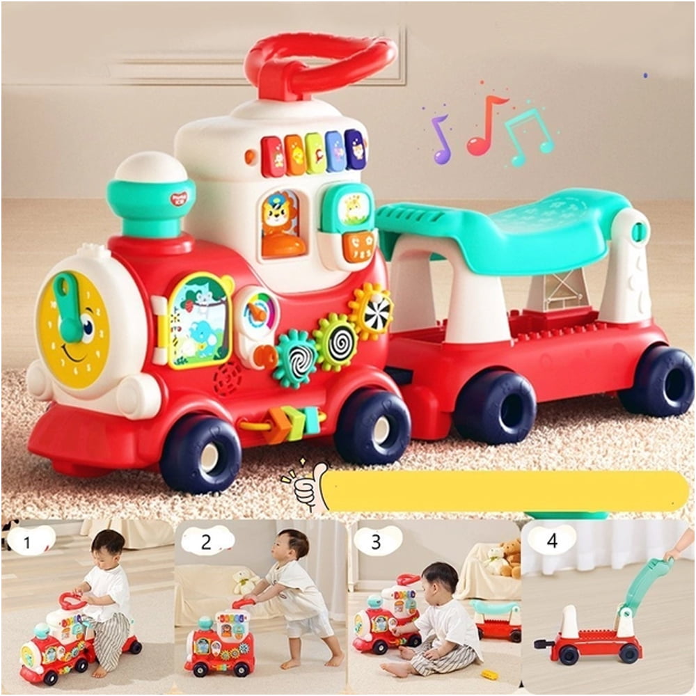 4 in 1 Smart Learning Push & Ride Train - Age 2+