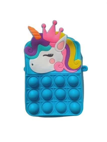 Unicorn Mini Coin Sling Purse for Girls (Fuchsia Pink)