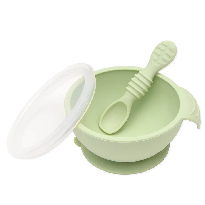 Bumkins Silicone First Feeding Set (6 colors available)