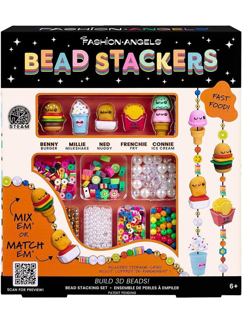 Fashion Angels – Bead Stackers, Fast Food Kit