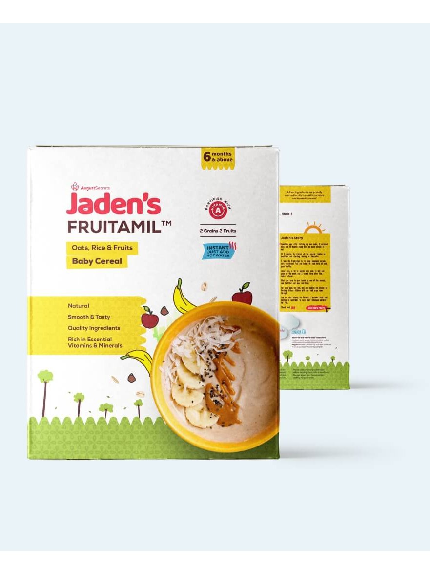 Jaden Fruitamil 400g - Oats, Rice, and Banana