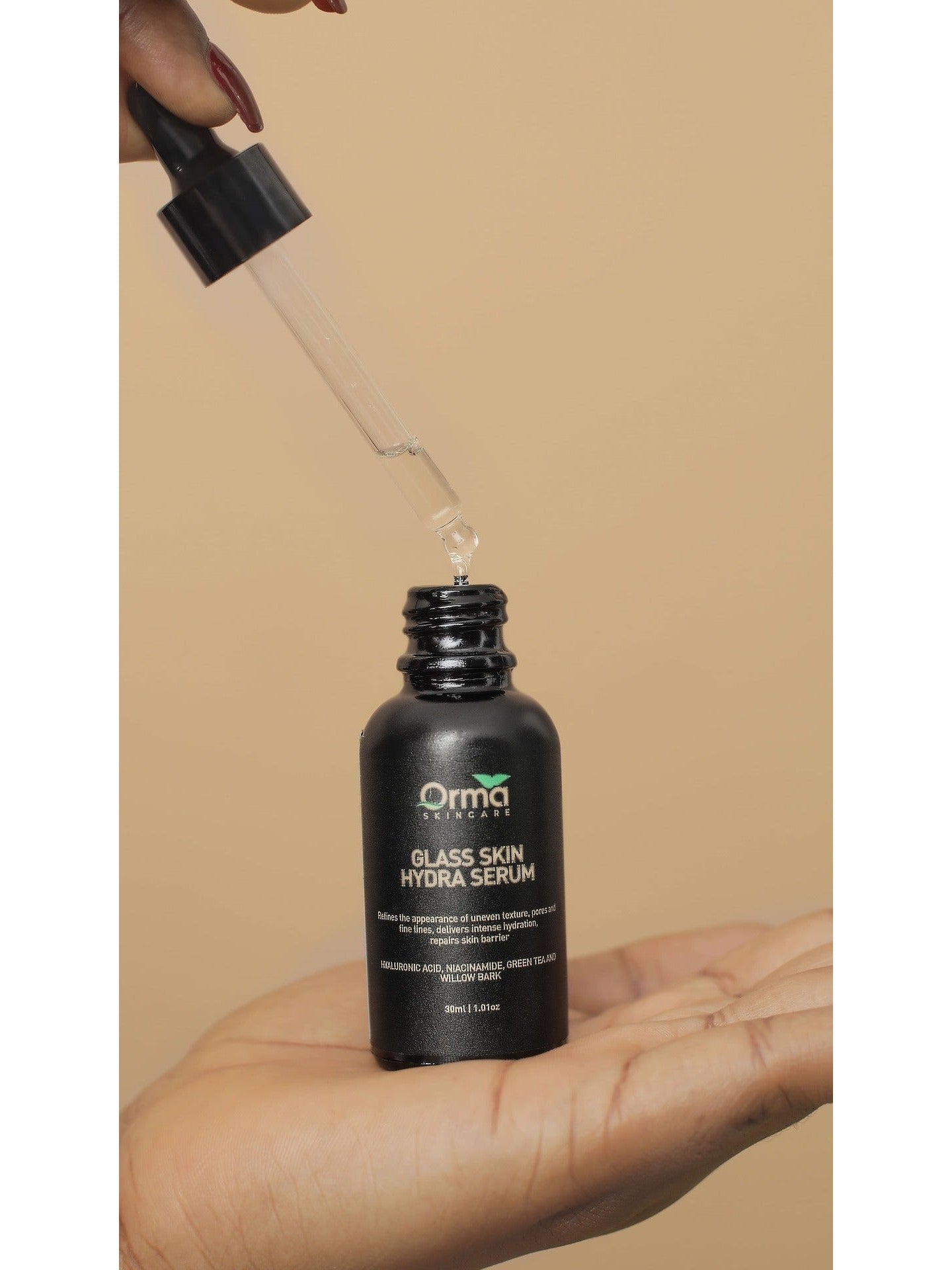 Orma Skincare Glass Skin Hydra Serum (30ml | 1.01oz) Moisturising Serum