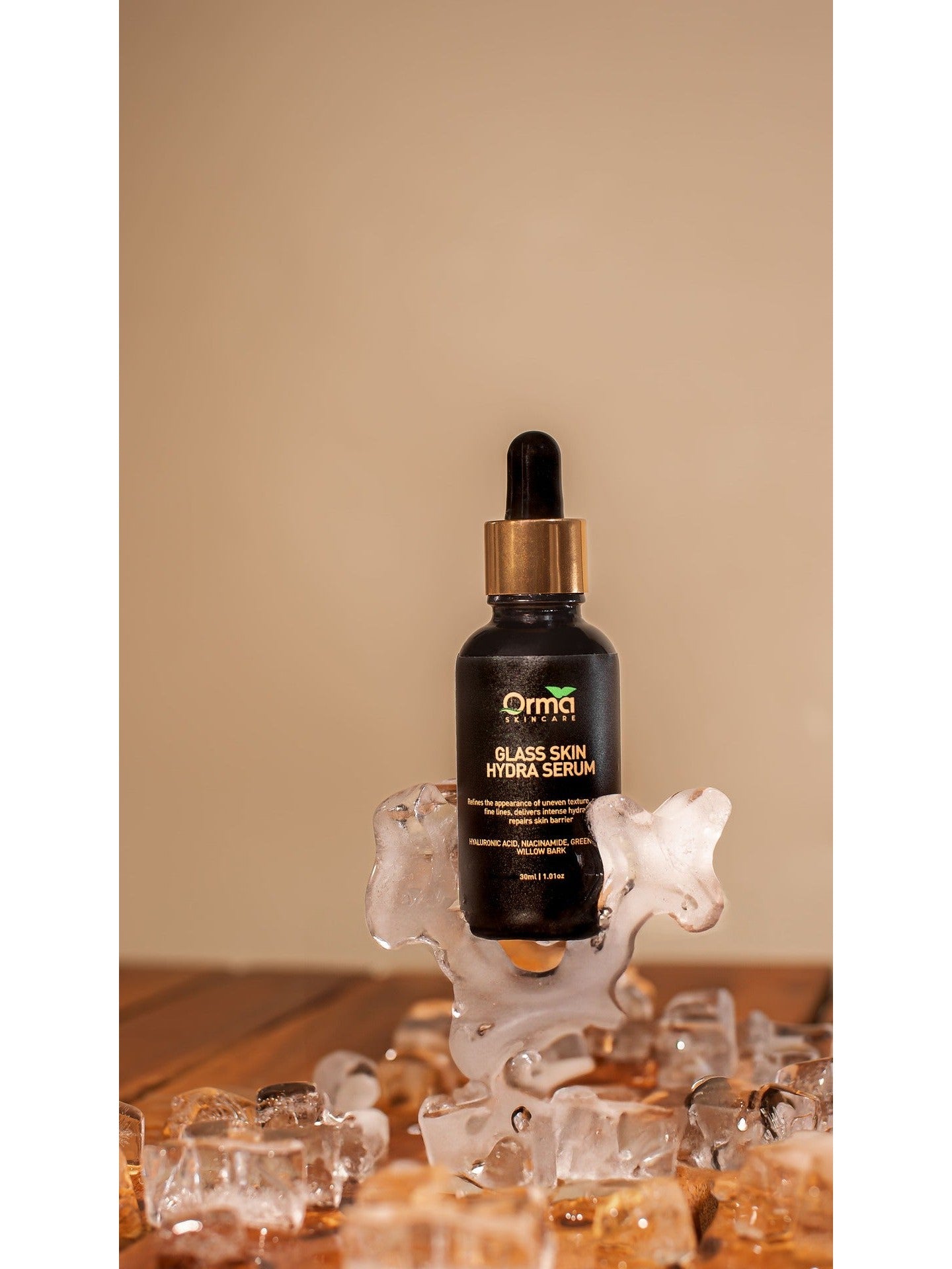 Orma Skincare Glass Skin Hydra Serum (30ml | 1.01oz) Moisturising Serum