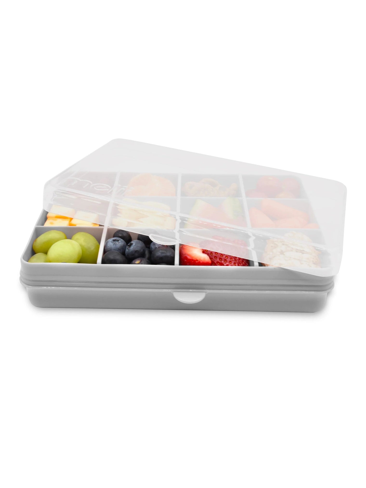 Melii 12 compartment Snackle Box (Grey)