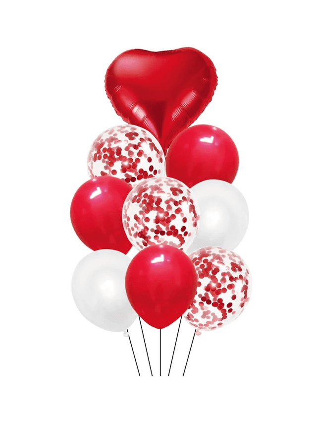 Black Balloons Globes De Latex 9pcs