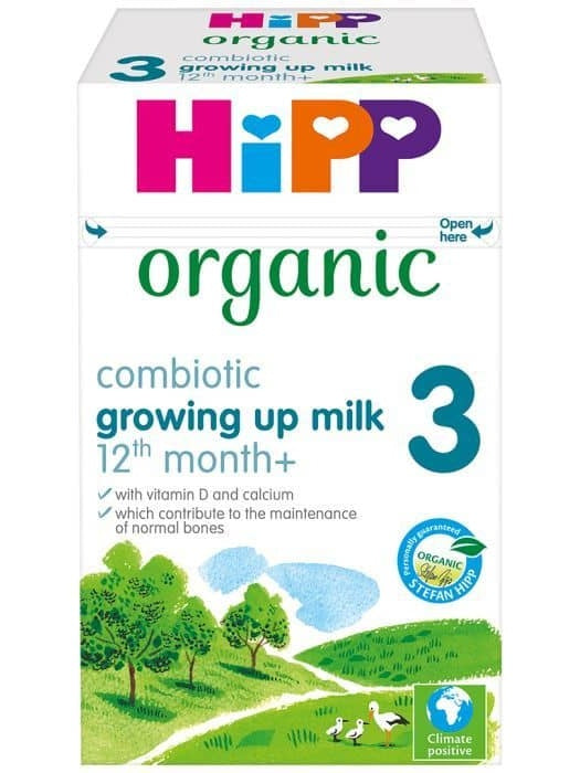 HiPP Organic 3 Growing up Baby Milk Powder from the 12 month onwards (1 x 600g)