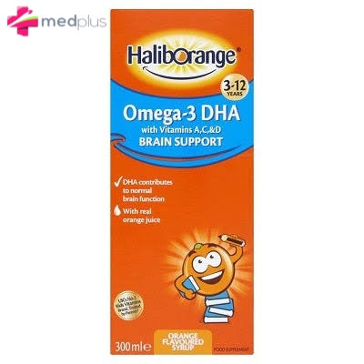 HALIBORANGE KIDS OMEGA-3 DHA SYRUP 300ML