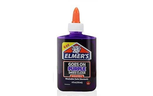Elmer's Goes on Purple and Dries Clear, 4 floz, 118ml