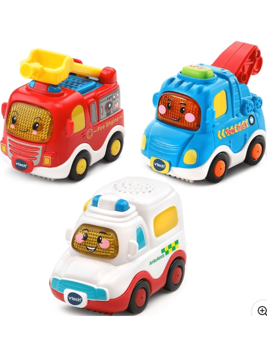VTech Toot-Toot Drivers Toy Emergency Vehicles 3 Pack