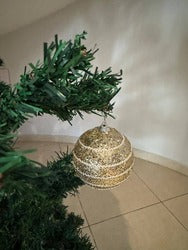 The Golden Christmas Bauble, pack of 3 - 7cm