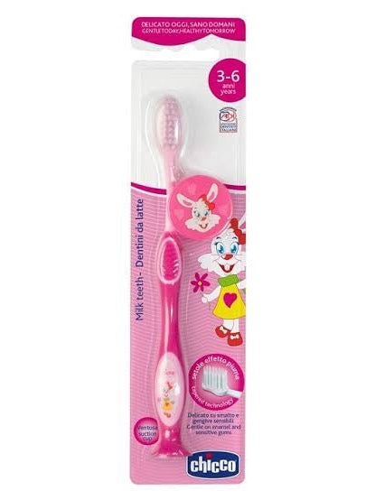 Chicco Baby Toothbrush with Cover (4 colors available)