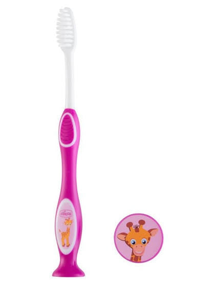Chicco Baby Toothbrush with Cover (4 colors available)