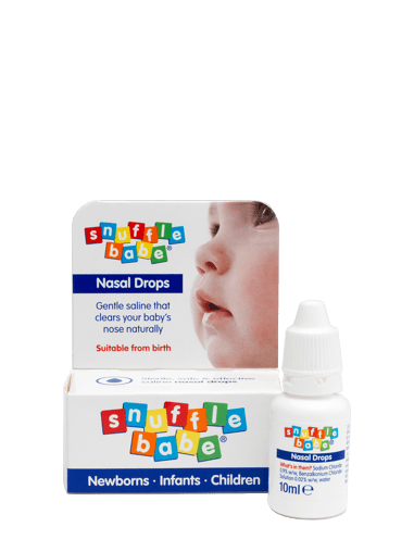 Snufflebabe Saline Nasal Drops (Suitable from Birth) - 10ml