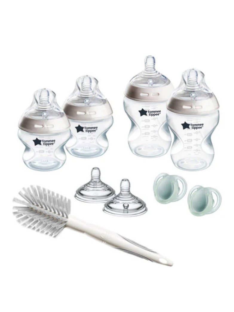 Tommee Tippee Natural Start Anti-Colic Newborn Starter Set BPA Free - White
