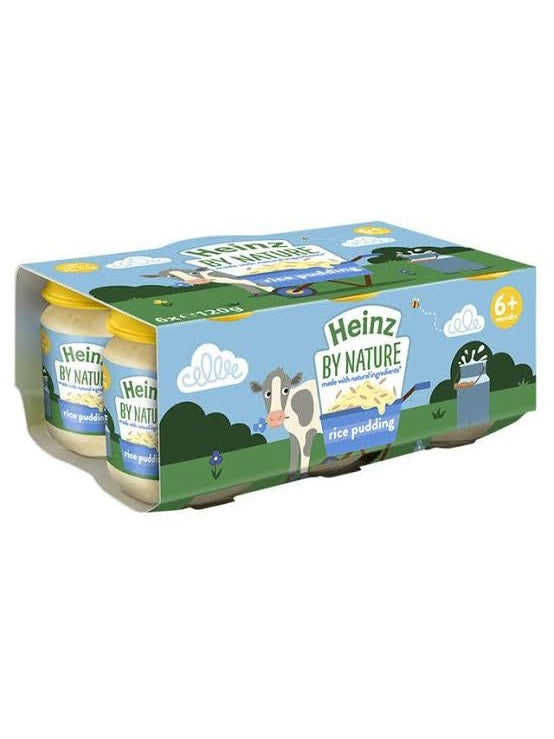 Heinz Pudding - Pack of 6 - Available in 3 Flavors 6 Months+ - 120g