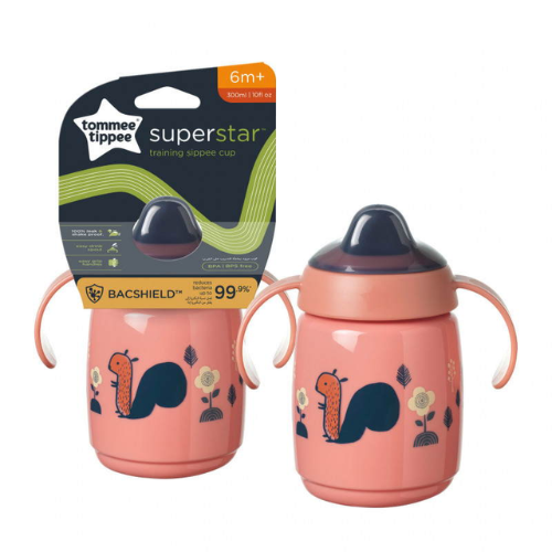 Tommee Tippee Superstar Trainer Sippee Cup 300ml 6m+ (3 colors available)